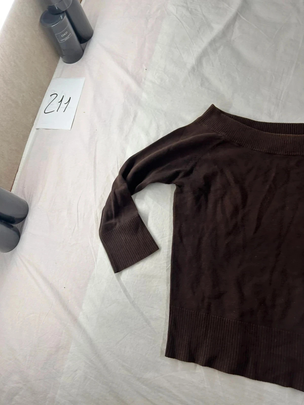 Blusa 3/4 marrón h&m – photo 3